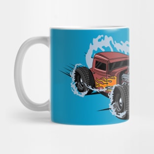 Hot road monster car Mug